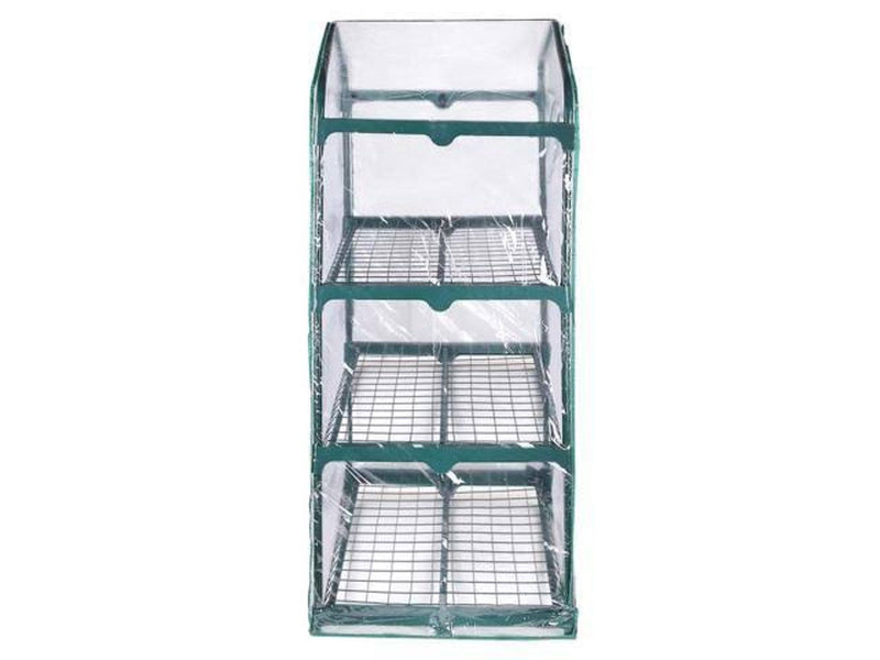 Riverstone Monticello GENESIS 3 Tier Portable Rolling Greenhouse with Clear Cover