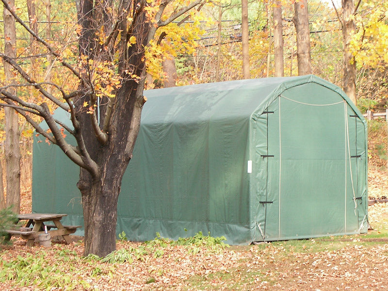 Rhino Shelters Barn Building Gambrel 12'WX24'LX10'H