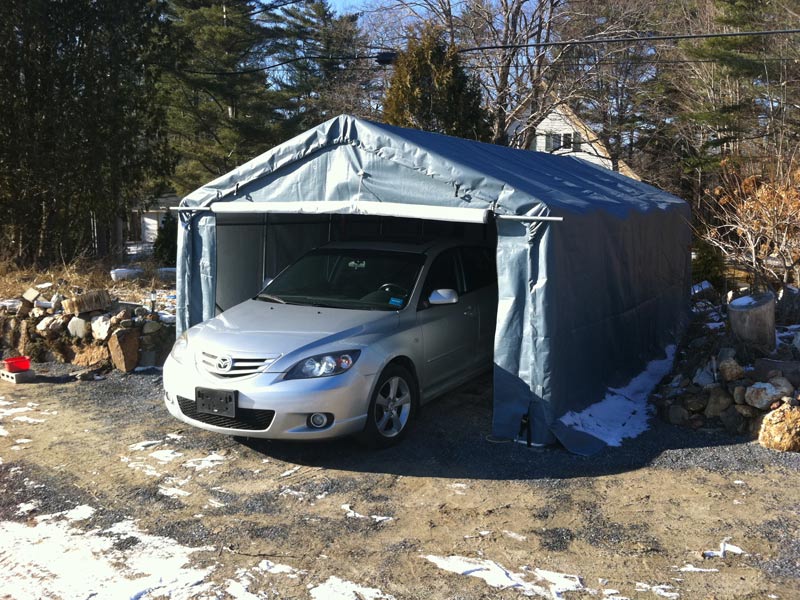 Rhino Shelters Instant Garage House 10'Wx20'Lx8'H