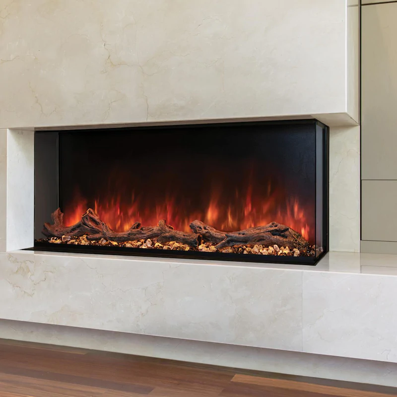 Modern Flames 56" Landscape Pro Multi-Sided Built-In Electric Fireplace
