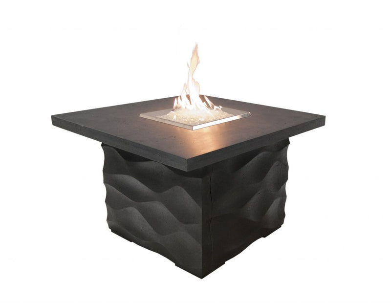 American Fyre Designs Voro Firetable | Electric Fire Pit | Propane Fire Pit | Natural Gas Fire Pit | Square Fire Pit | Concrete Fire Pit Table