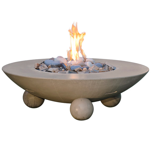 American Fyre Designs 54" Versailles Fire Bowl Electric Fire Pit | Propane Fire Pit | Natural Gas Fire Pit | Round Concrete Fire Pit