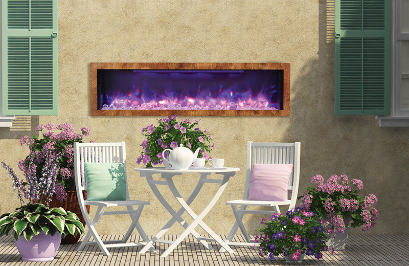 Amantii Panorama XT 60" Indoor /Outdoor Electric Fireplace (BI-60-DEEP-XT)