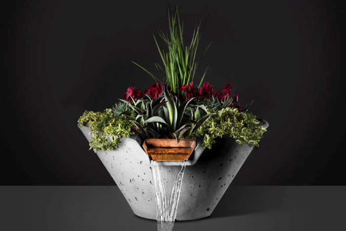 Slick Rock Cascade Conical Water and Planter Bowl