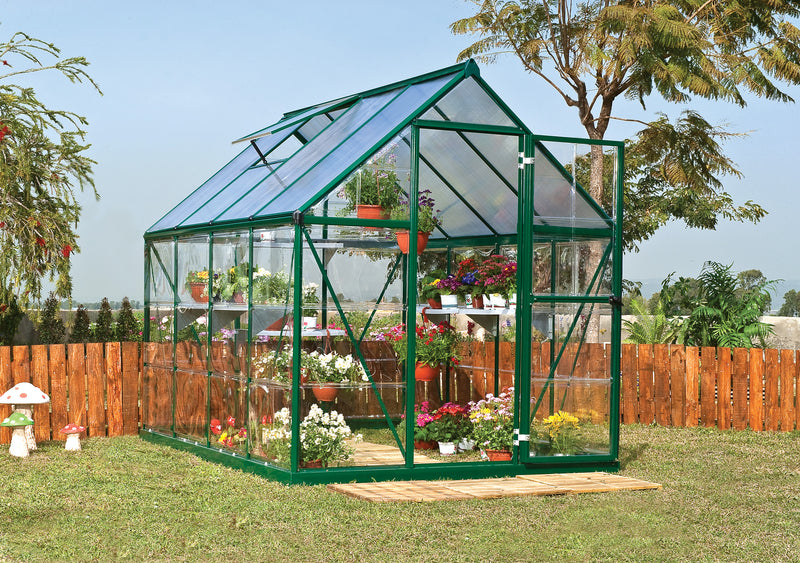 Palram - Canopia | Hybrid 6' x 8' Greenhouse - Green HG5508G-1B