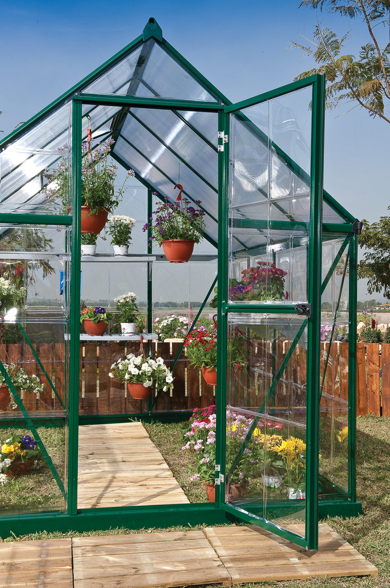 Palram - Canopia | Hybrid 6' x 10' Greenhouse - Green