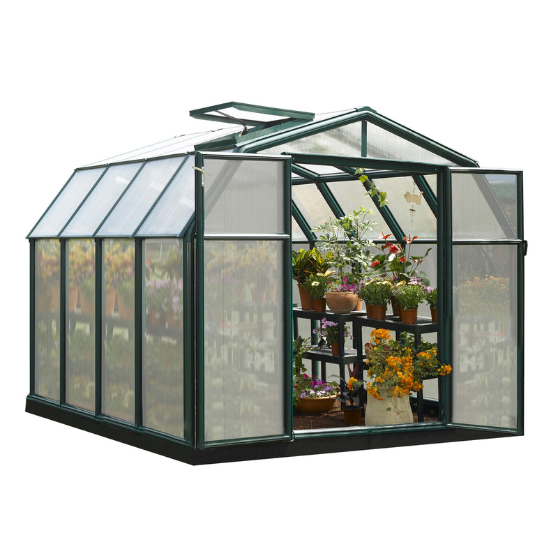 Palram - Canopia | Hobby Gardener 8' x 8' Greenhouse HG7108
