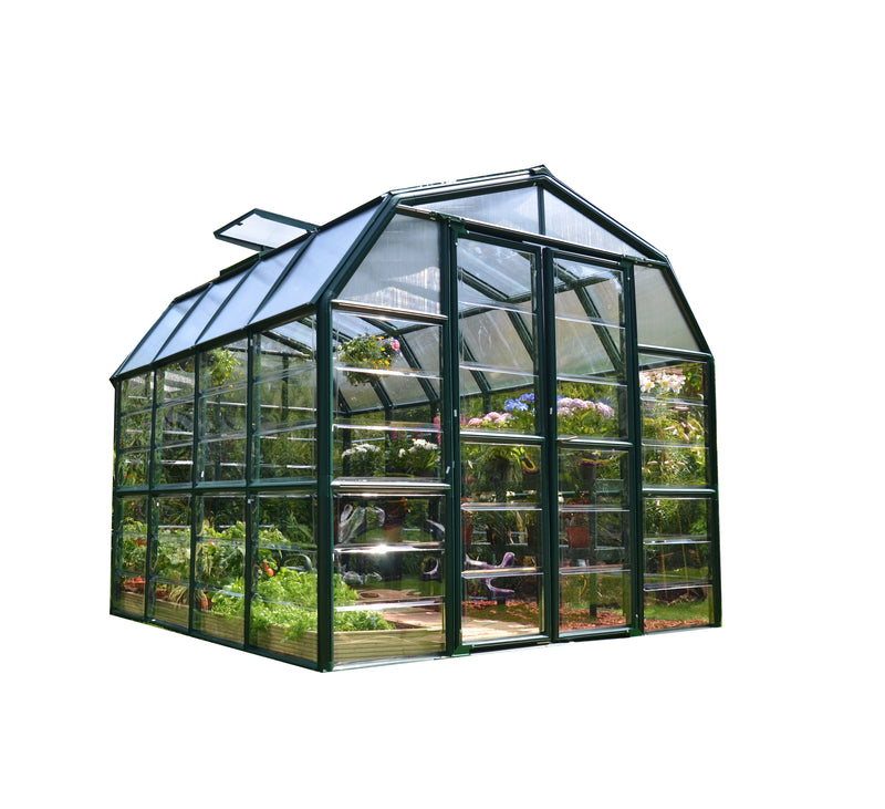 Palram - Canopia | Grand Gardener 8' x 8' Greenhouse - Clear HG7208C