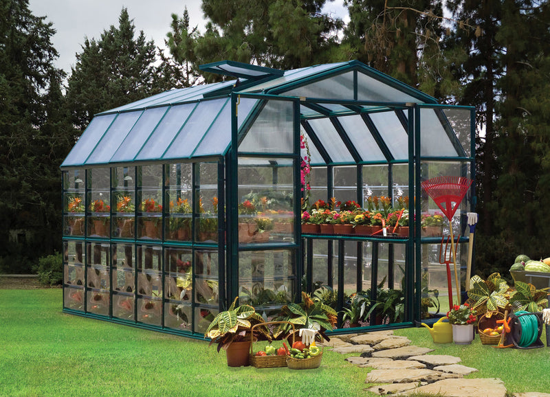Palram - Canopia | Grand Gardener 8' x 12' Greenhouse - Clear