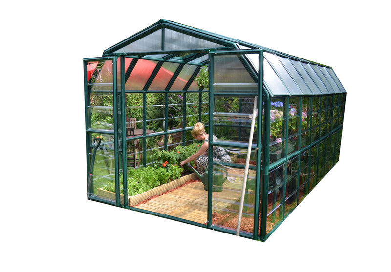 Palram - Canopia | Grand Gardener 8' x 16' Greenhouse - Clear HG7216C