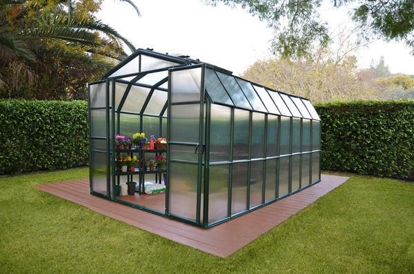 Palram - Canopia | Grand Gardener 8' x 16' Greenhouse - Twin Wal