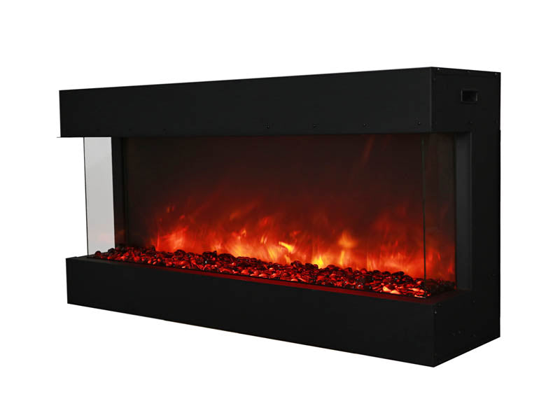 Amantii TRU-VIEW 40" Indoor /Outdoor 3-Sided Electric Fireplace (40-TRU-VIEW-XL)