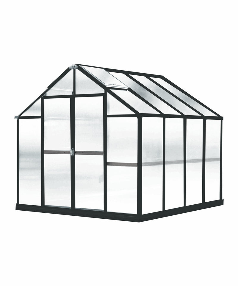 Riverstone Monticello Growers Edition Greenhouse 8FTx 8FT - Black Finish