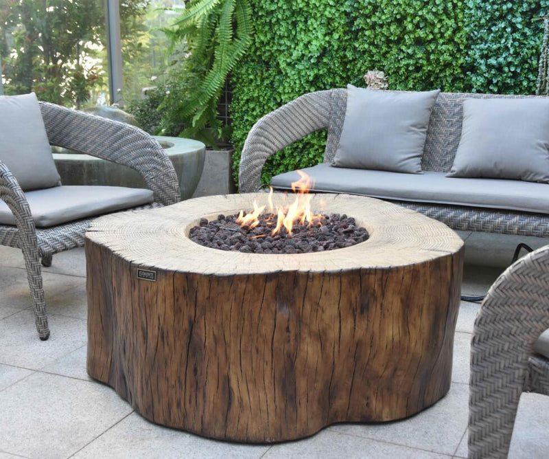 Elementi Manchester Table OFG145 | Propane Fire Pit | Natural Gas Fire Pit | Round Fire Pit |  45,000 BTUs Fire Pit