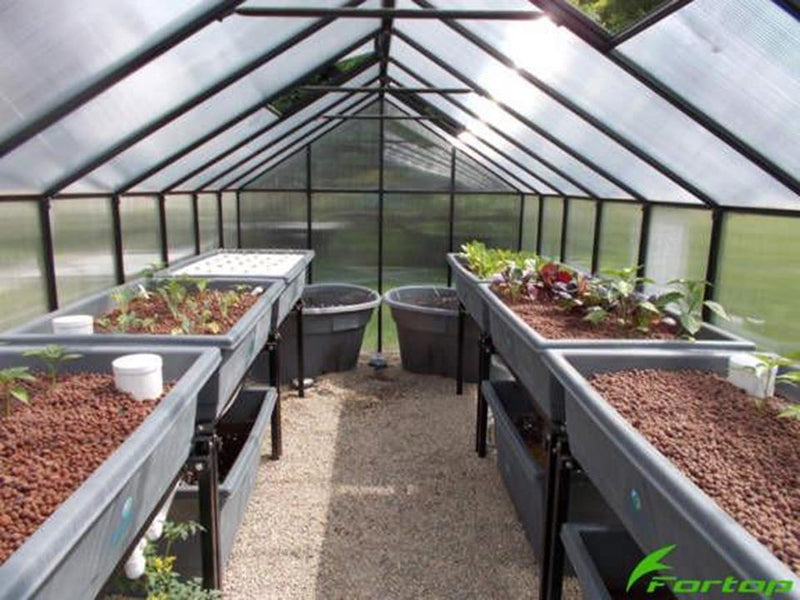 Riverstone Monticello 8FT x 24FT  Greenhouse