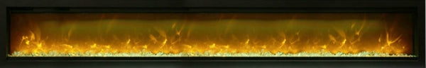 Amantii SYMMETRY Built-in Electric Fireplace with Two Flame Styles and Touchpad