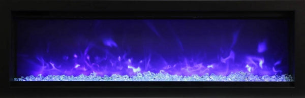 Amantii SYMMETRY B Built-in Electric Fireplace with FIRE & ICE Flame Only