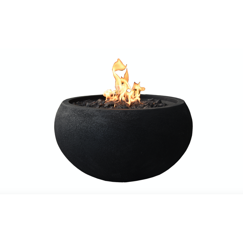 Modeno York Fire Bowl OFG115 | Propane Fire Pit | Natural Gas Fire Pit | Round Fire Pit | 40,000 BTUs