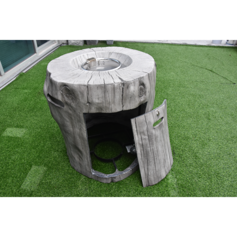 Modeno Mansfield Fire Column OFG308 | Propane Fire Pit | Round Fire Pit | 50,000 BTUs Fire Pit