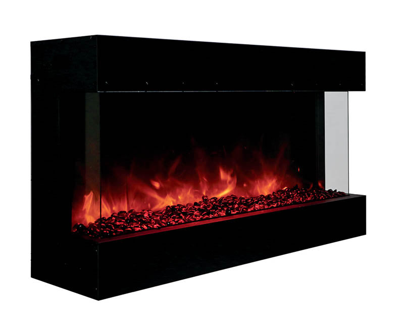 Amantii TRU-VIEW 40" Indoor /Outdoor 3-Sided Electric Fireplace (40-TRU-VIEW-XL)