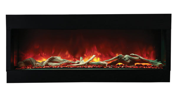 Amantii TRU-VIEW 60" Indoor /Outdoor 3-Sided Electric Fireplace (60-TRU-VIEW-XL)