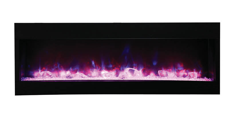Amantii TRU-VIEW 72" Indoor /Outdoor 3-Sided Electric Fireplace (72-TRU-VIEW-XL)