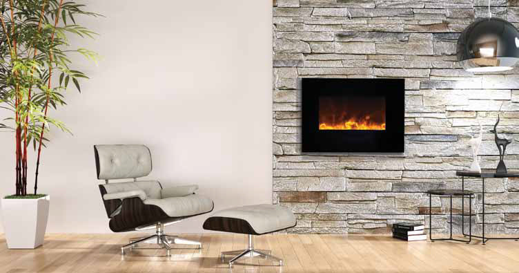 Amantii 35" Built-in /Wall Mounted Electric Fireplace (WM-FM-26-3623-BG)
