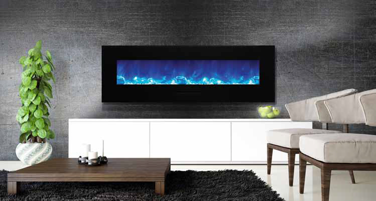 Amantii 70" Built-in /Wall Mounted Electric Fireplace (WM-FM-60-7023-BG)