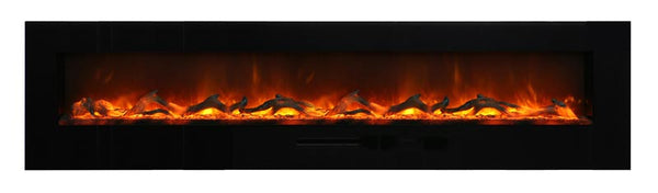 Amantii 100" Built-in /Wall Mounted Electric Fireplace (WM-FM-88-10023-BG)