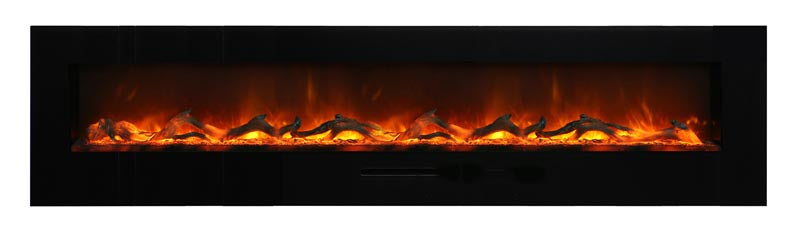 Amantii 100" Built-in /Wall Mounted Electric Fireplace (WM-FM-88-10023-BG)