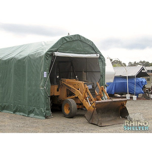 Rhino Shelters Barn Building Gambrel 12'Wx28'Lx12'H