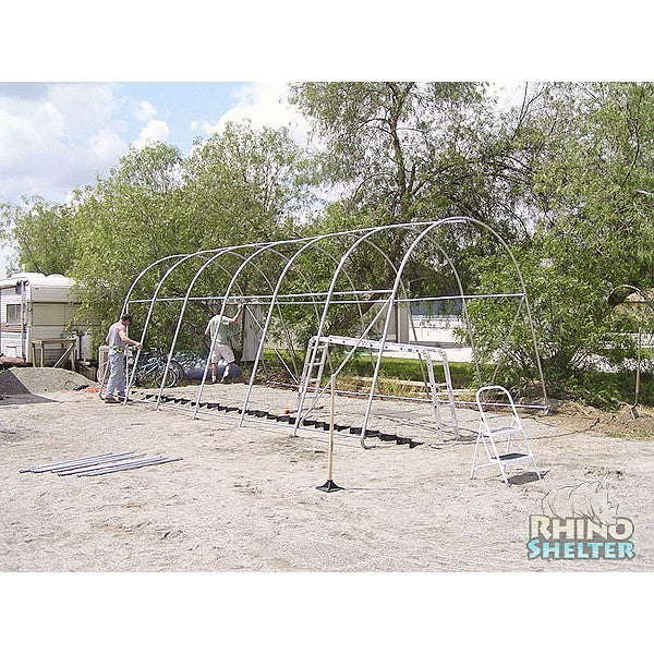 Rhino Shelters Instant Garage Round 14'Wx24'Lx10'W