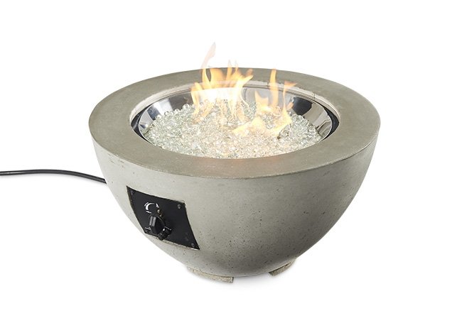 The Outdoor Greatroom Company Cove 29" Gas Fire Pit Bowl | Electric Fire Pit | Propane Fire Pit | Natural Gas Fire Pit | Round Fire Pit |  55,000 BTUs Fire Pit