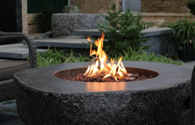 Elementi  Fiery Rock Outdoor Fire Table