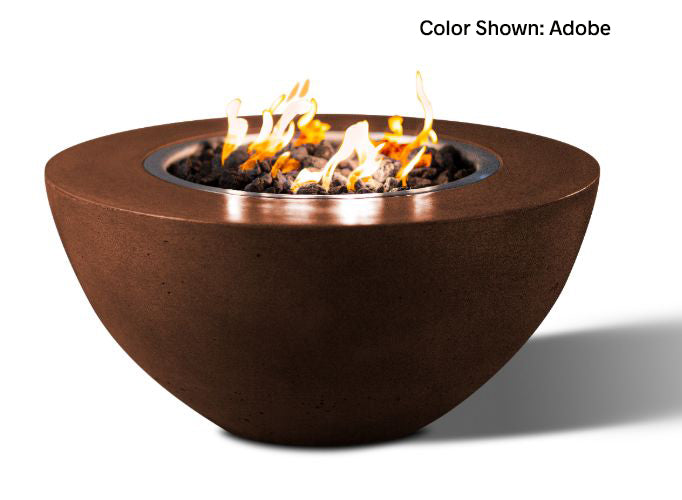 Slick Rock KOF34 Oasis Series 34-Inch Round Fire Pit | Electric Fire Pit | Propane Fire Pit | Natural Gas Fire Pit | Round Concrete Fire Pit