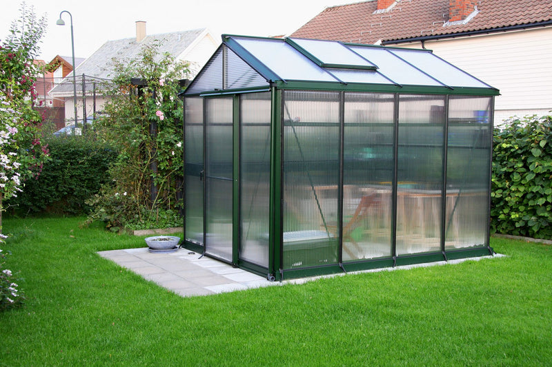 EXACO Royal Victorian | VI 23 Green Poly | 10 mm Twin-Wall Polycarbonate Greenhouse