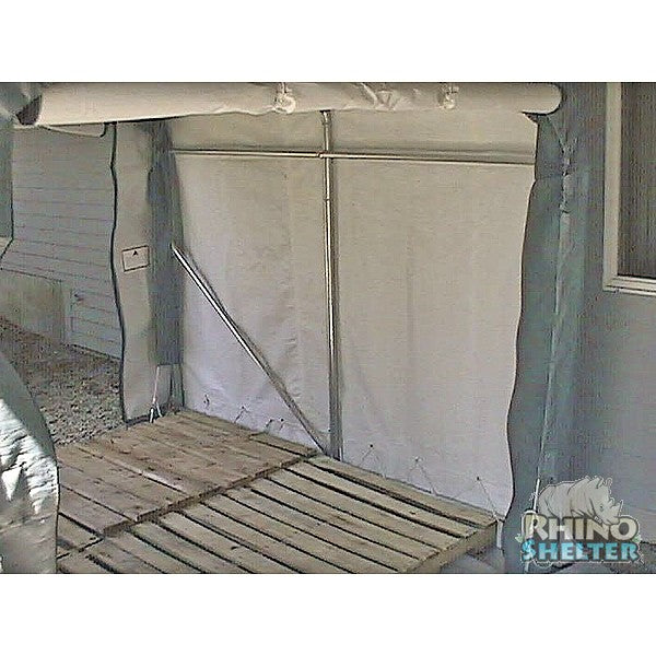 Rhino Shelters Instant Storage Shed House 8'Wx8'Lx8'H